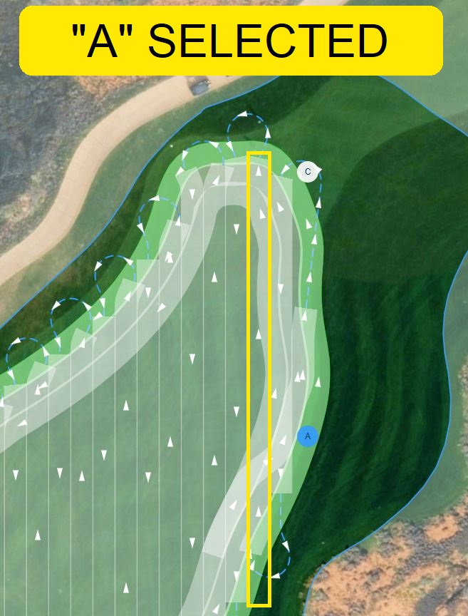 Same Swath Pair A in QuickPlan
